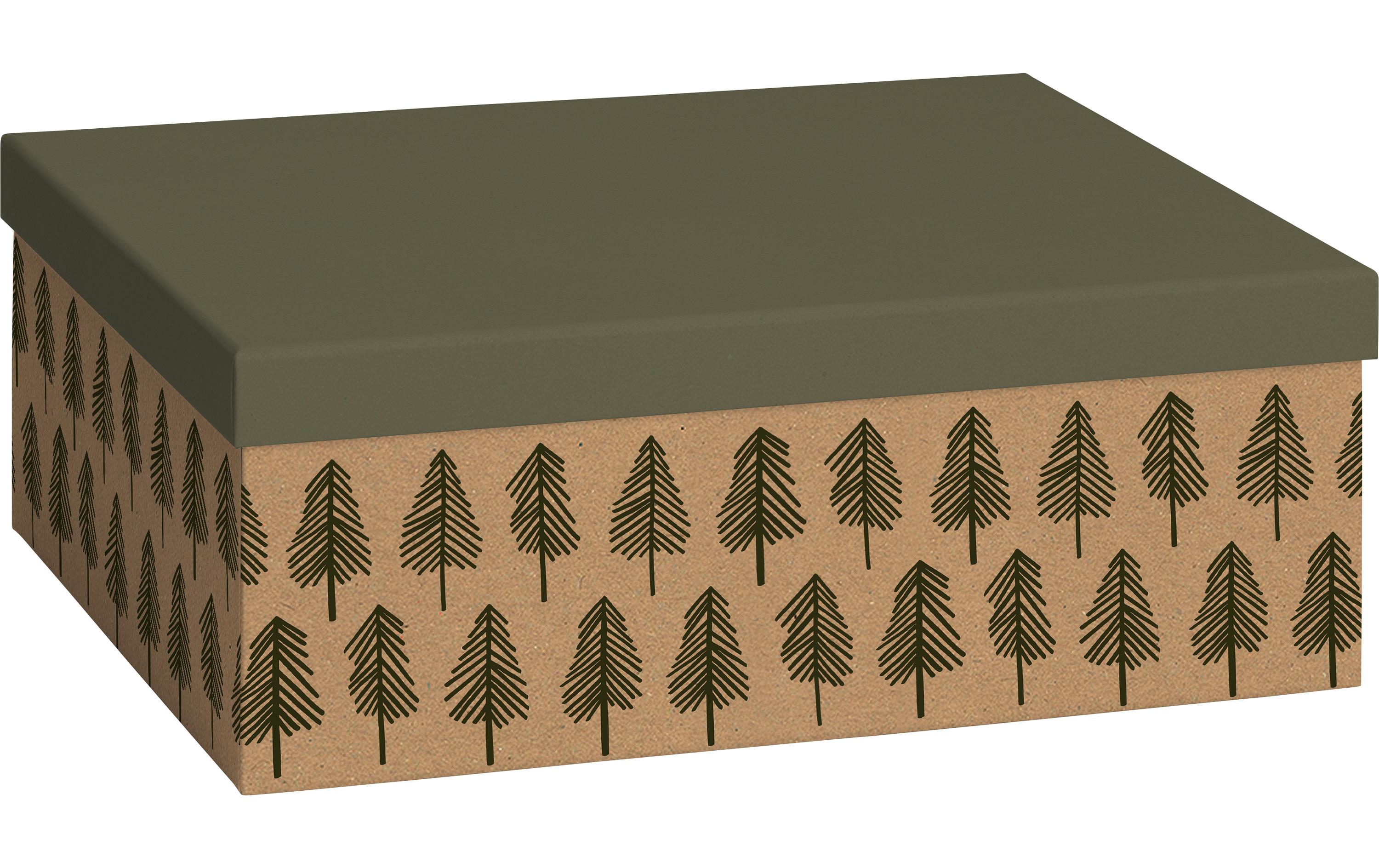 Stewo Geschenkboxen mit Deckel Weren 24 x 33 x 12 cm, Schwarz