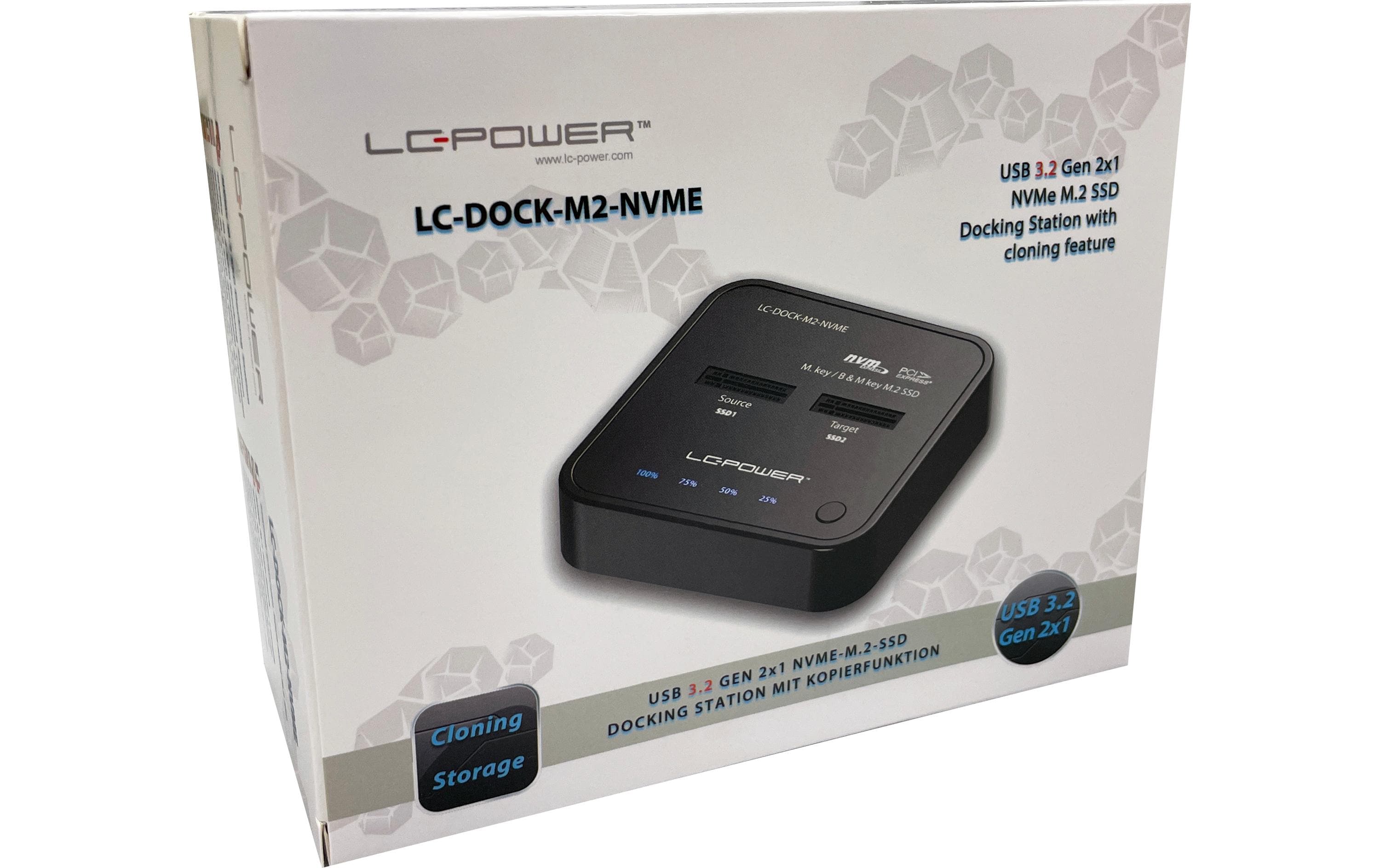 LC-Power Dockingsstation LC-DOCK-M2-NVME