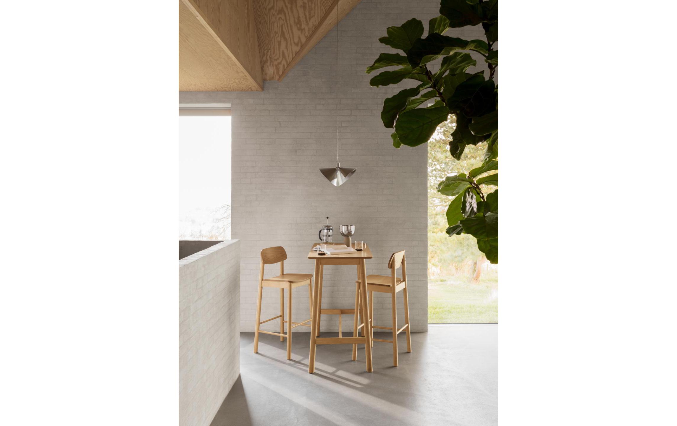 AC Design Bartisch Barlow Braun, 120 x 60 x 105 cm