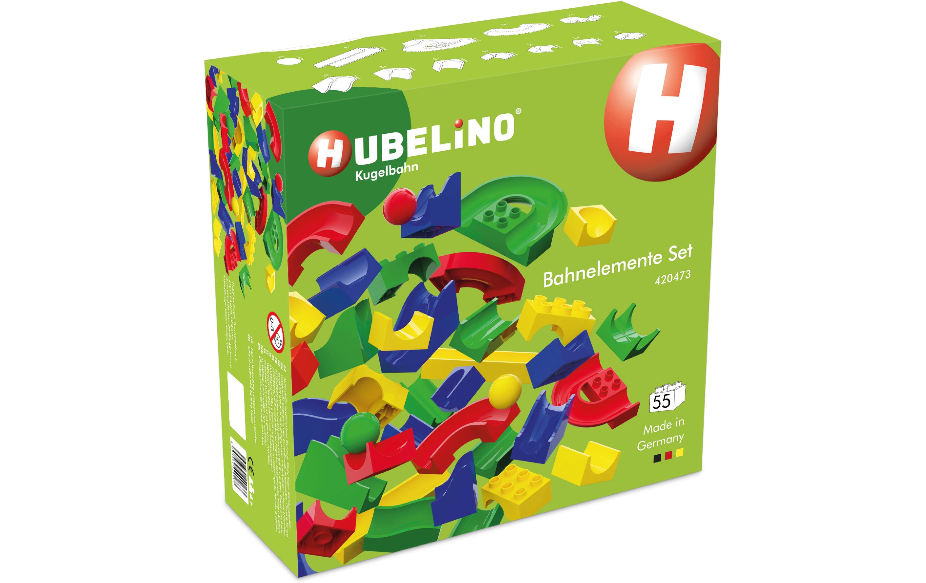 Hubelino Kugelbahn Bahnelemente Set 55 Teile Hubelino Kugelbahn Bahnelemente Set 55 Teile