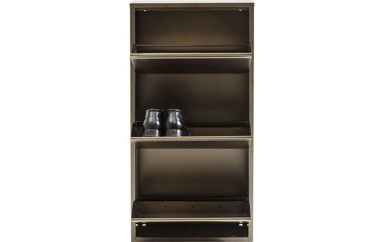 Kare Schuhschrank Caruso 100 x 50 cm, Bronze