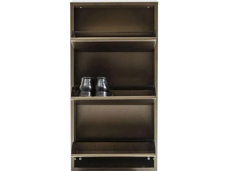 Kare Schuhschrank Caruso 100 x 50 cm, Bronze