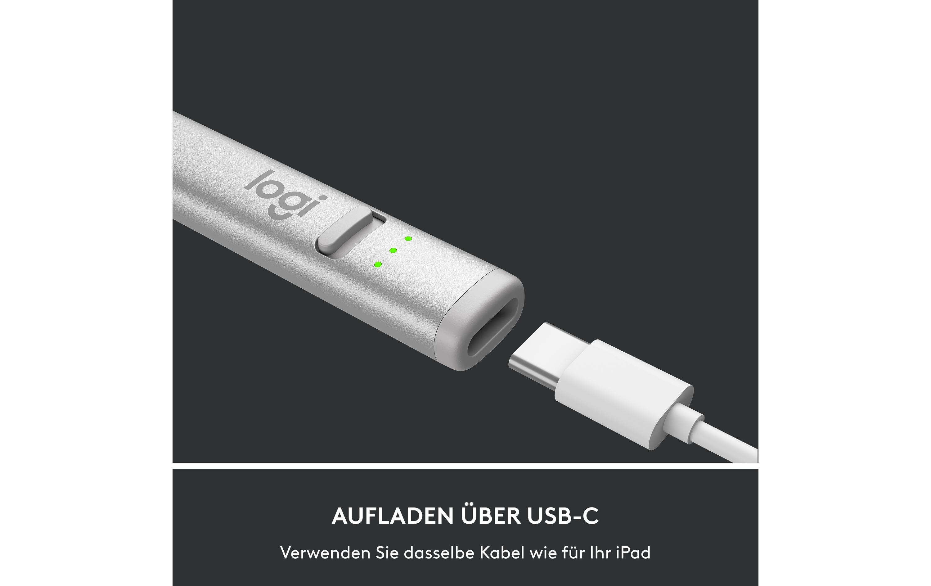 Logitech Eingabestift Crayon Silber