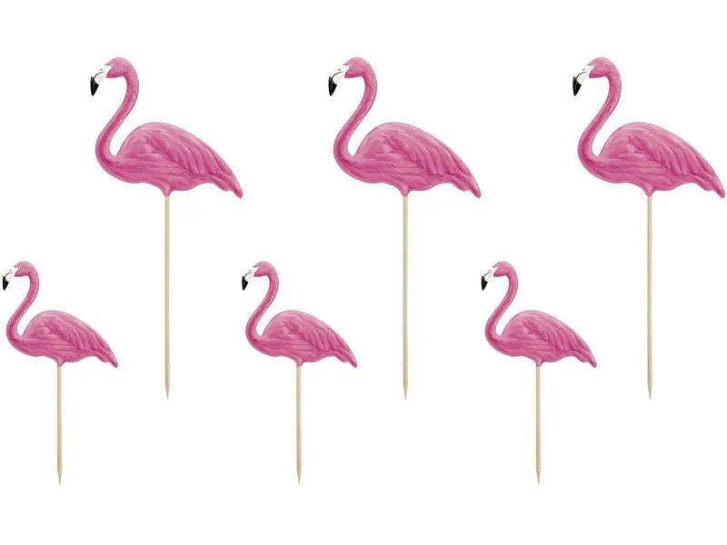 Partydeco Kuchen-Topper Aloha Flamingos 1 Stück, Pink Partydeco Kuchen-Topper Aloha Flamingos 1 Stück, Pink