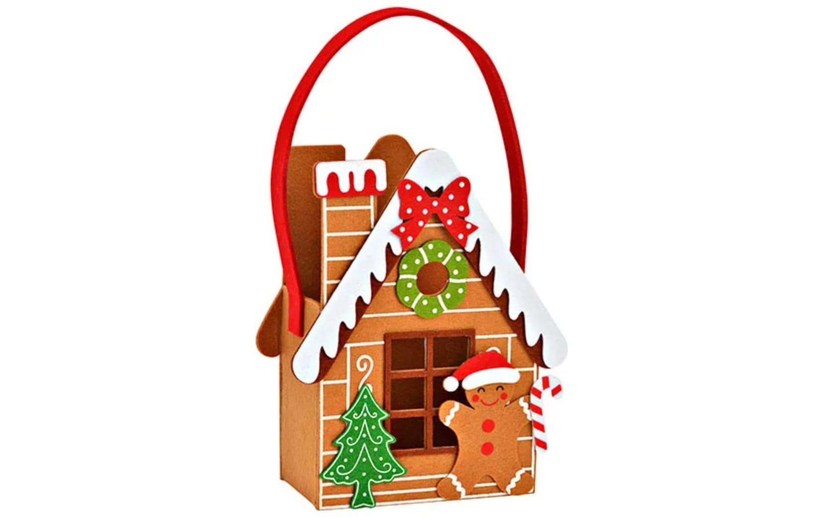 G. Wurm Tasche Lebkuchenhaus Mehrfarbig