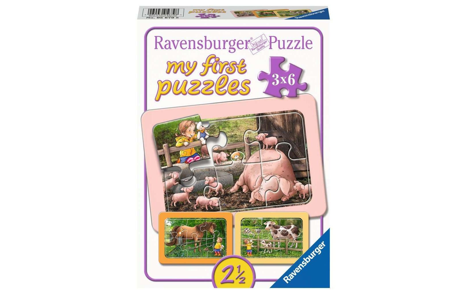Ravensburger Kleinkinder Puzzle my first puzzles Lotta auf dem Bauernhof Ravensburger Kleinkinder Puzzle my first puzzles Lotta auf dem Bauernhof