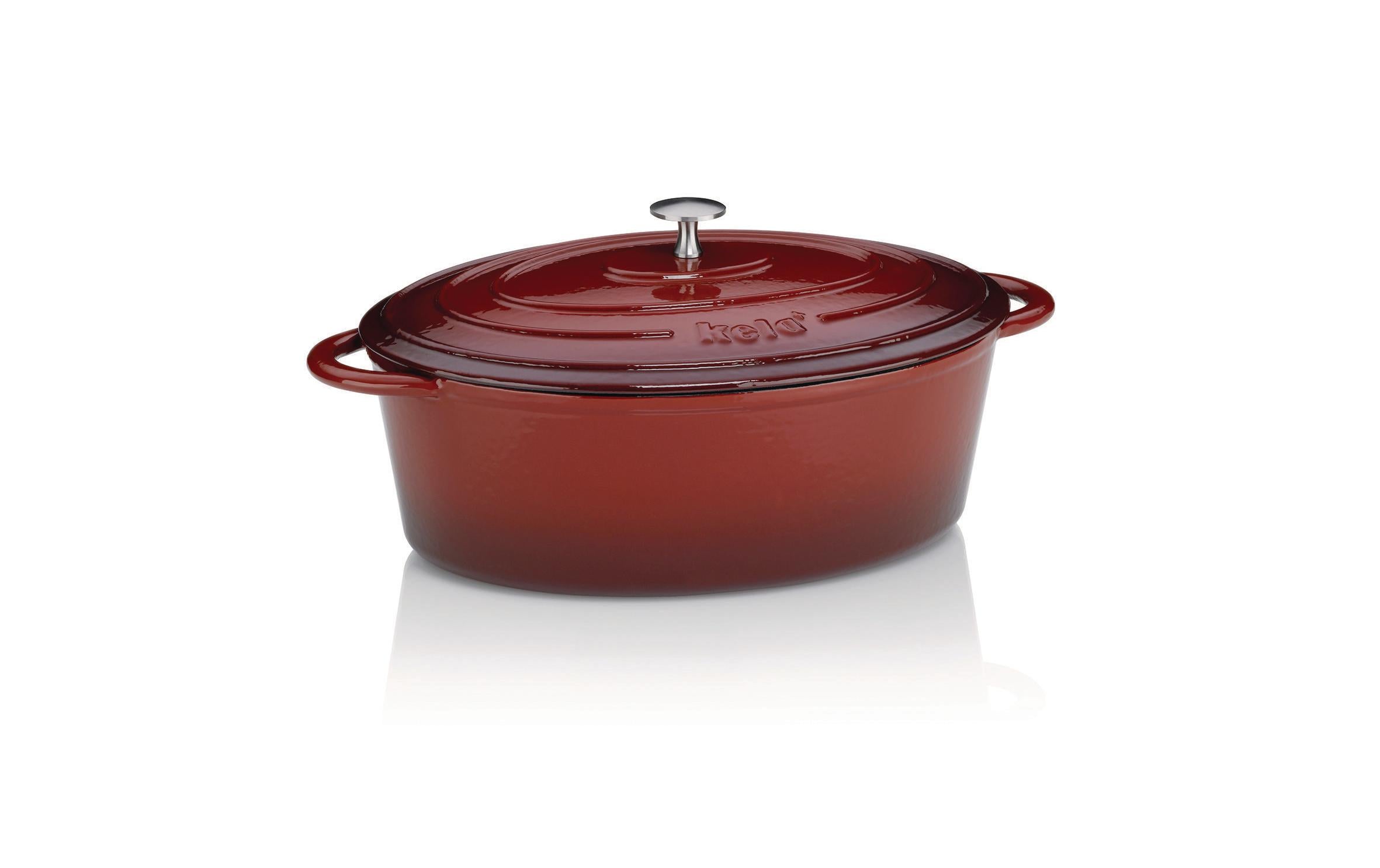 Kela Bräter Calido oval 33 cm, Rot Kela Bräter Calido oval 33 cm, Rot