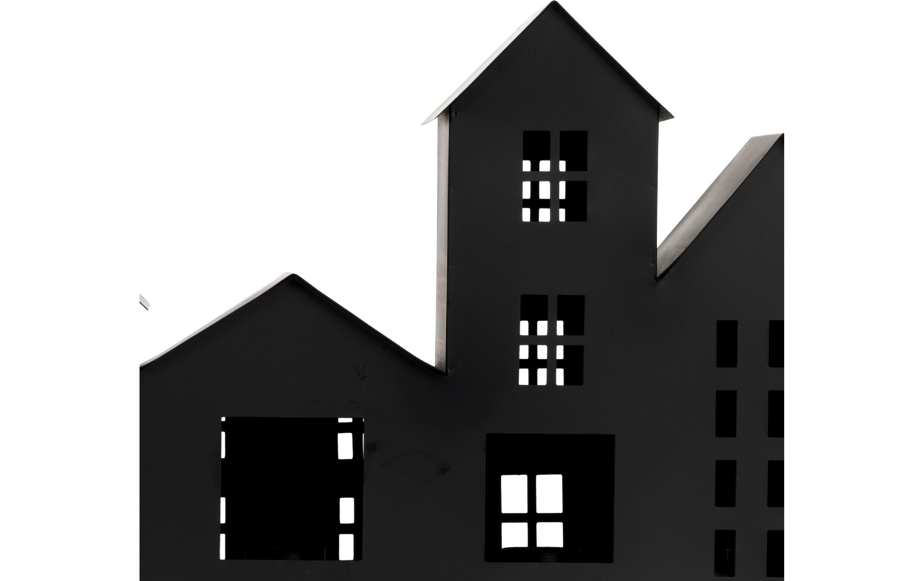 EGLO Weihnachtswindlicht Haus Gutapol Schwarz, Metall EGLO Weihnachtswindlicht Haus Gutapol Schwarz, Metall