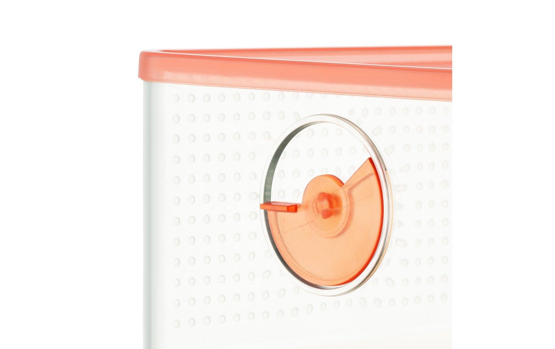 Bodum Brotbox Bistro mit Kunststoffdeckel, Bright Coral