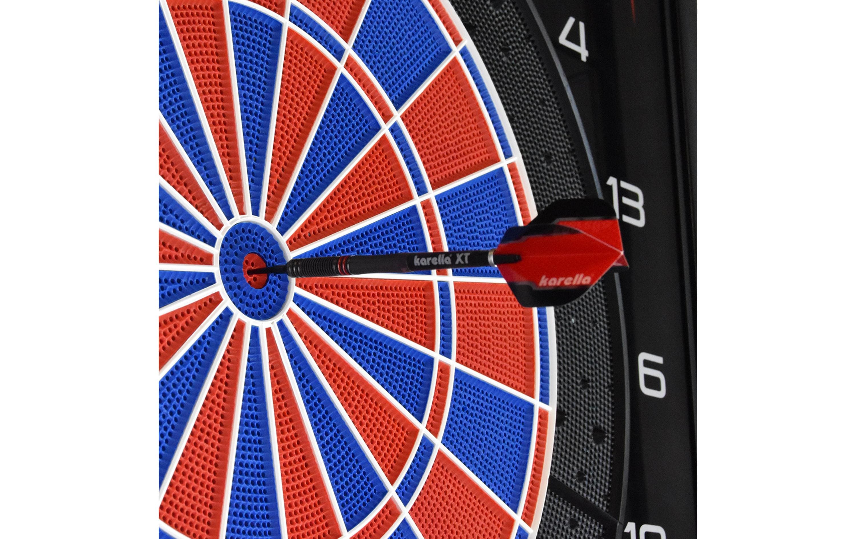 Karella Dartpfeile Softdart Fighter 18g, 3 Stück – Schwarz