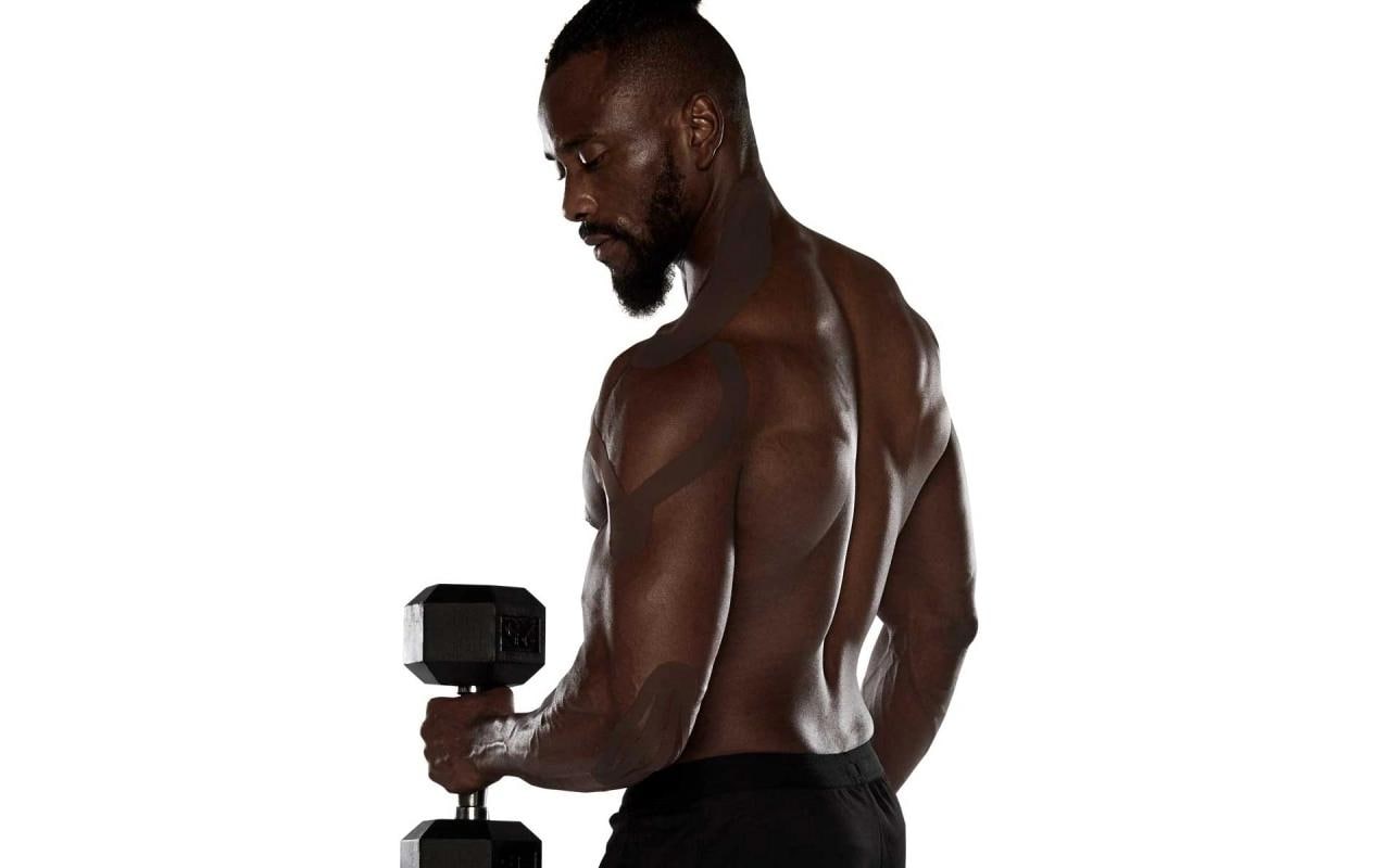 K-Tape My Skin very dark brown 5 cm x 5 m Braun