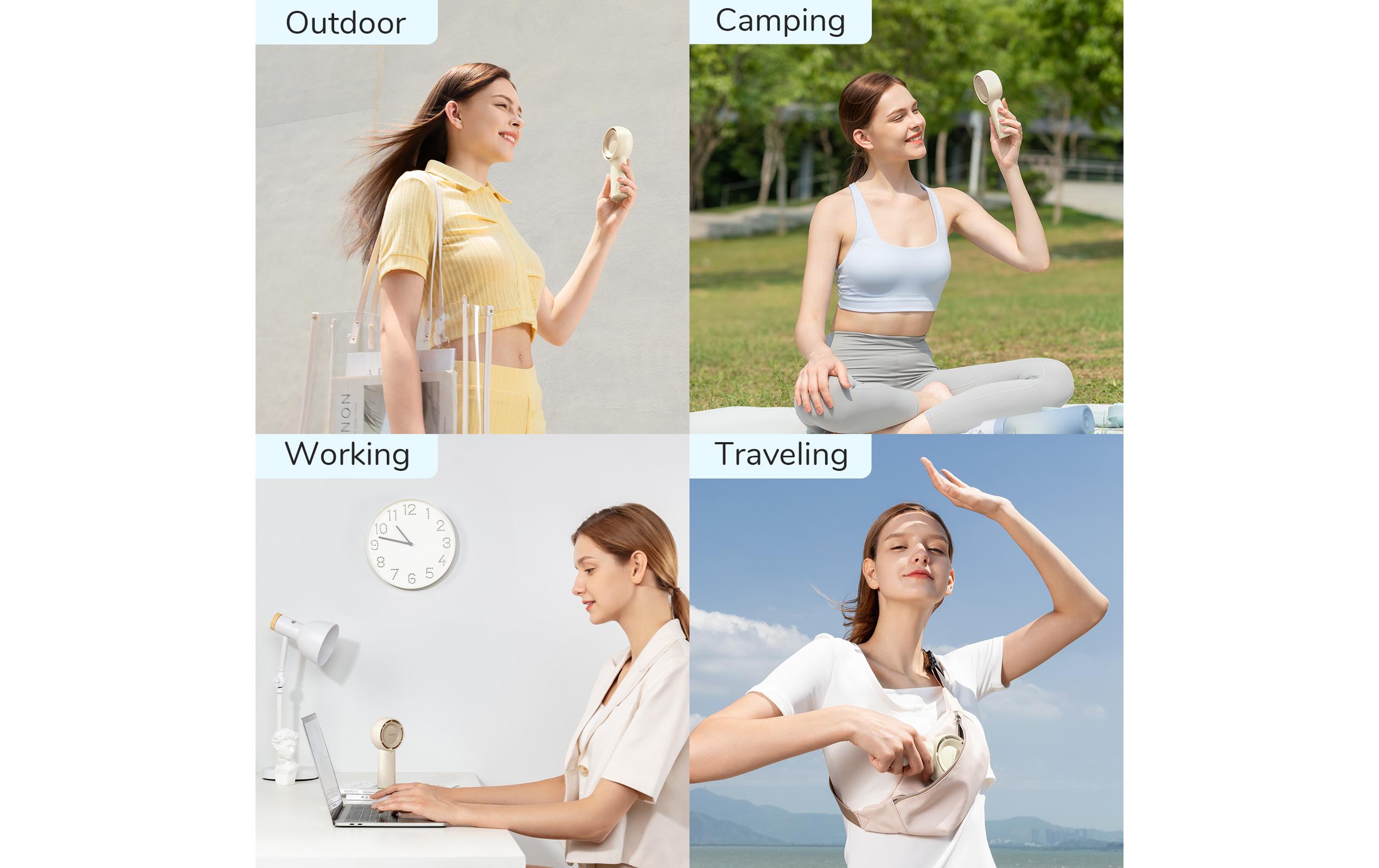 Jisulife Handventilator Life5 Plus Braun