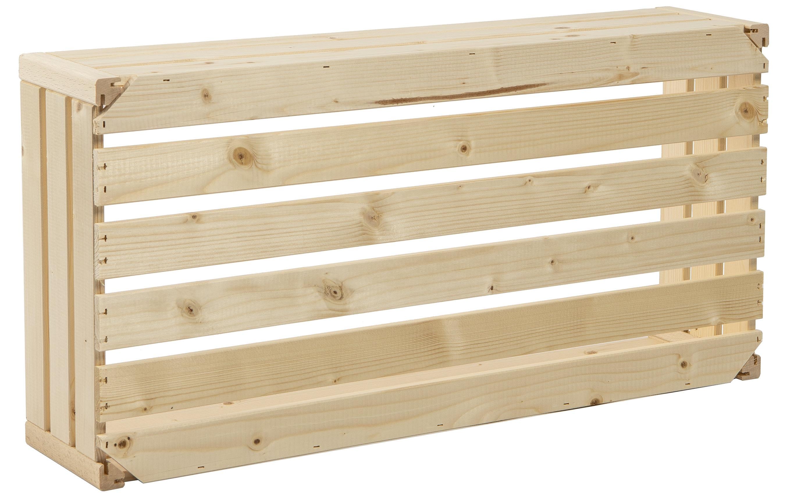 Holz Zollhaus Holzharasse B 70 x 35 cm schweizer Holz