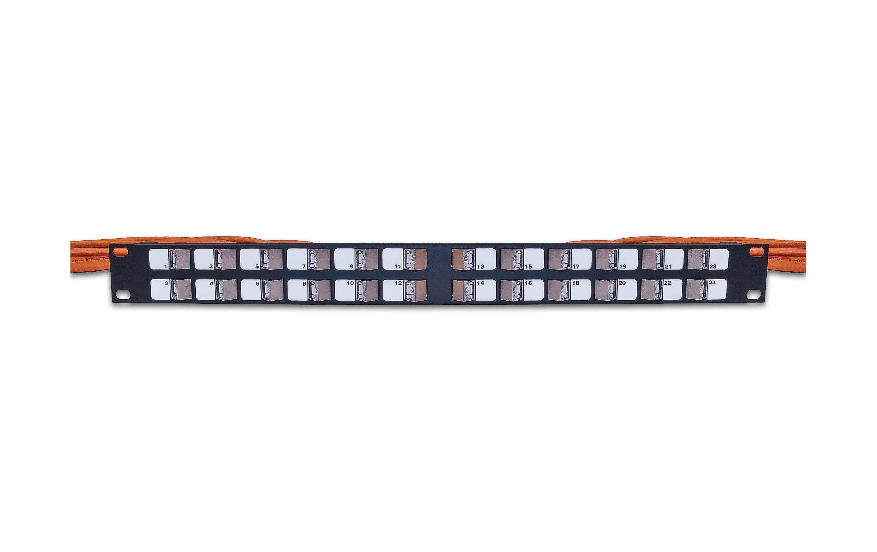 Wirewin Patchpanel 24 Port, Keystone, 1HE 19 Rack