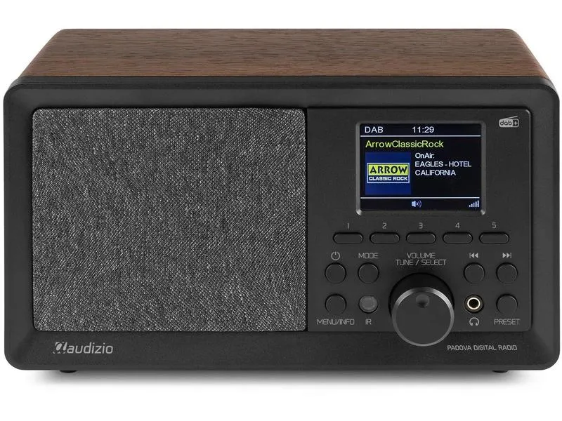 Audizio DAB+ Radio Padova Braun/Schwarz Audizio DAB+ Radio Padova Braun/Schwarz