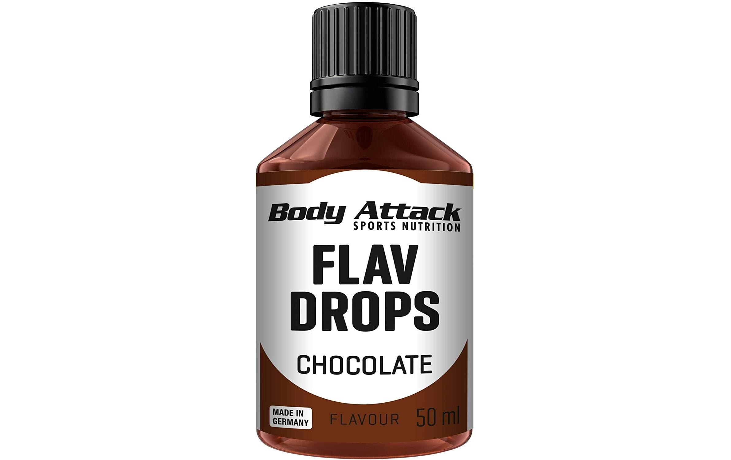 Body Attack Flav Drops Chocolate vegan kalorienfrei 50 ml Body Attack Flav Drops Chocolate vegan kalorienfrei 50 ml