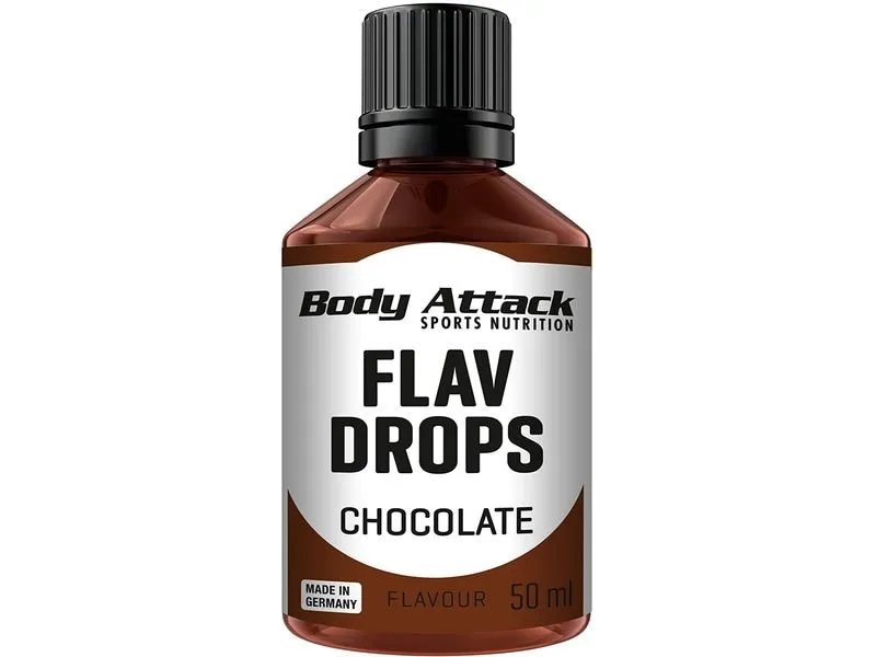 Body Attack Flav Drops Chocolate vegan kalorienfrei 50 ml Body Attack Flav Drops Chocolate vegan kalorienfrei 50 ml