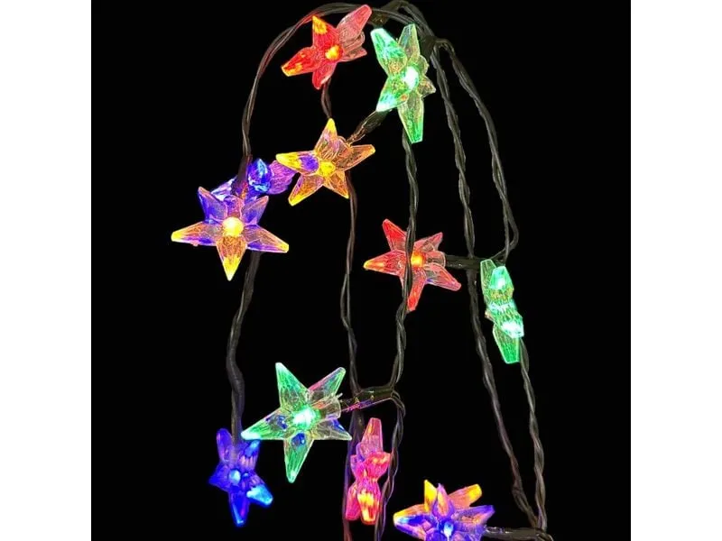 Dameco LED Outdoor Lichterkette Stern 9.9 m, mit 100 Sterne Dameco LED Outdoor Lichterkette Stern 9.9 m, mit 100 Sterne