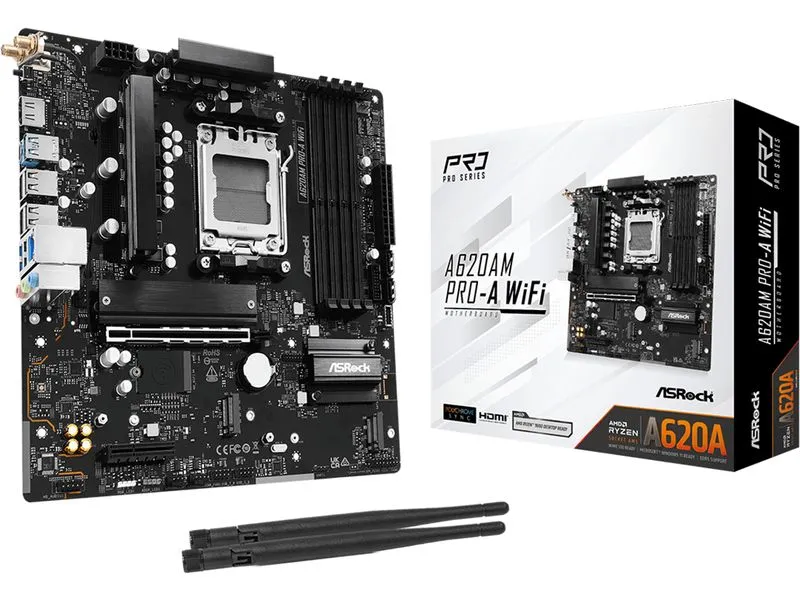 ASRock Mainboard A620AM Pro-A WiFi ASRock Mainboard A620AM Pro-A WiFi