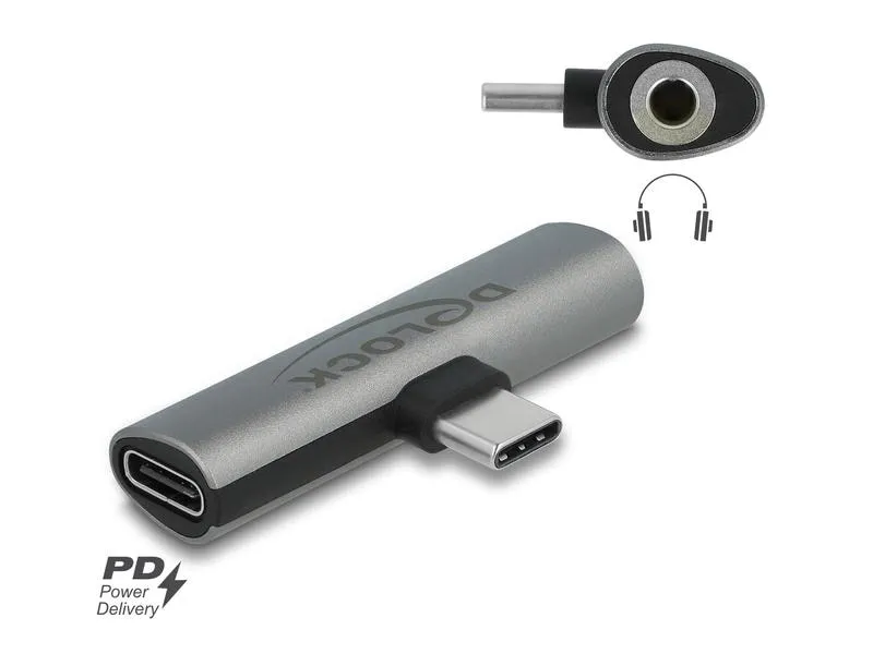 Delock Audio-Adapter USB-C - 3.5 mm Klinke Delock Audio-Adapter USB-C - 3.5 mm Klinke