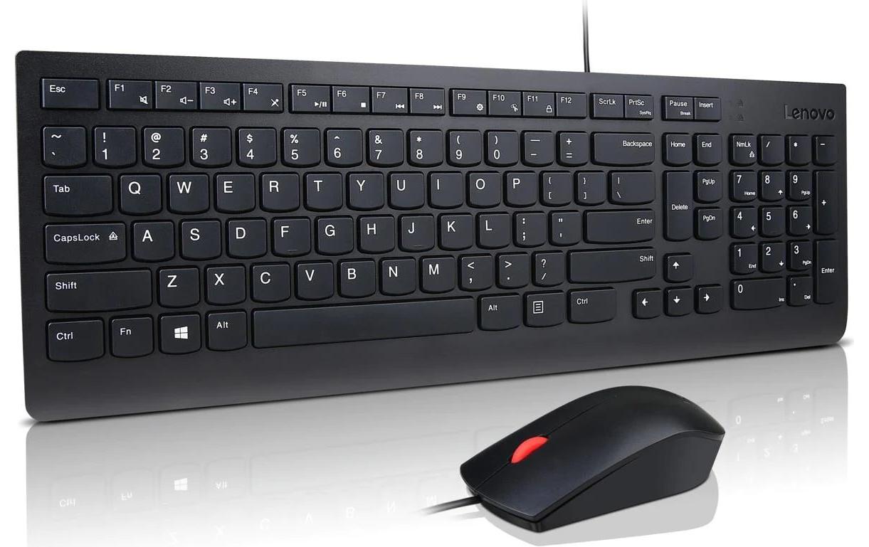Lenovo Tastatur-Maus-Set Essential Wired Combo CH-Layout Lenovo Tastatur-Maus-Set Essential Wired Combo CH-Layout