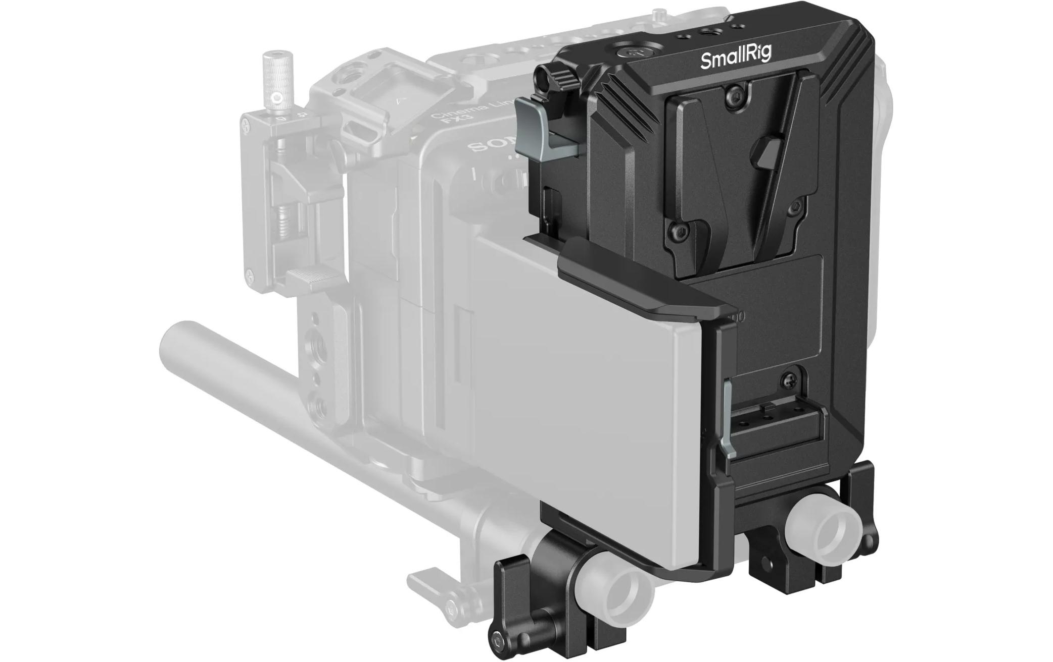 Smallrig V-Mount-Akkuplatte für 15 mm LWS-Rods