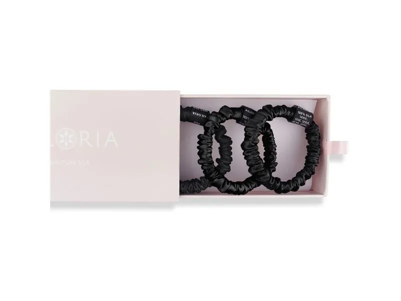 Ailoria DOUX Set 3 Scrunchies S aus Seide Ailoria DOUX Set 3 Scrunchies S aus Seide