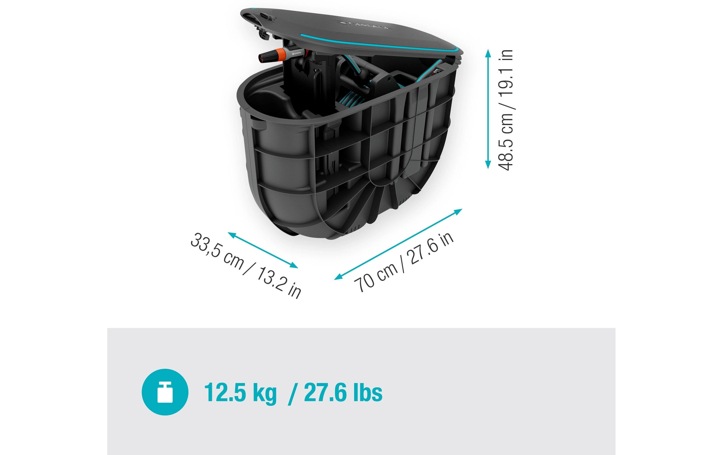 GARDENA Schlauchbox RollUp M 20 m