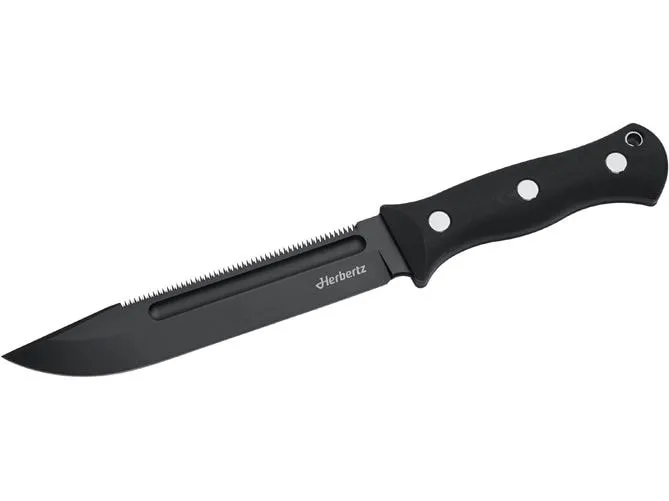 Herbertz Outdoor- und Survivalmesser D2 schwarz G10 Herbertz Outdoor- und Survivalmesser D2 schwarz G10