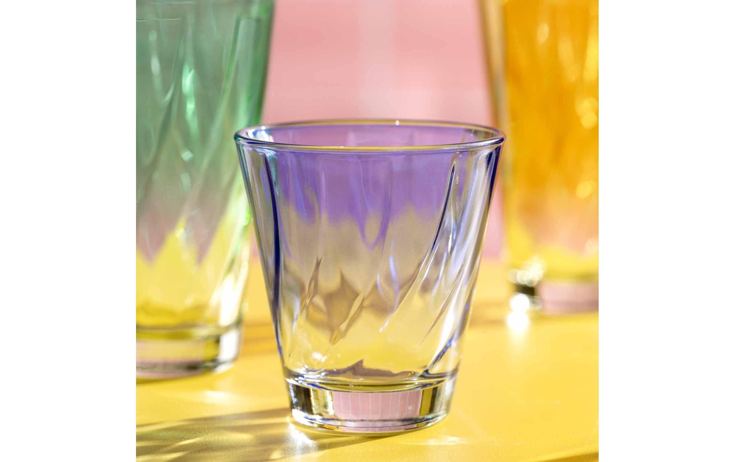 Leonardo Trinkglas Twist 215 ml, 4 Stück, Blau
