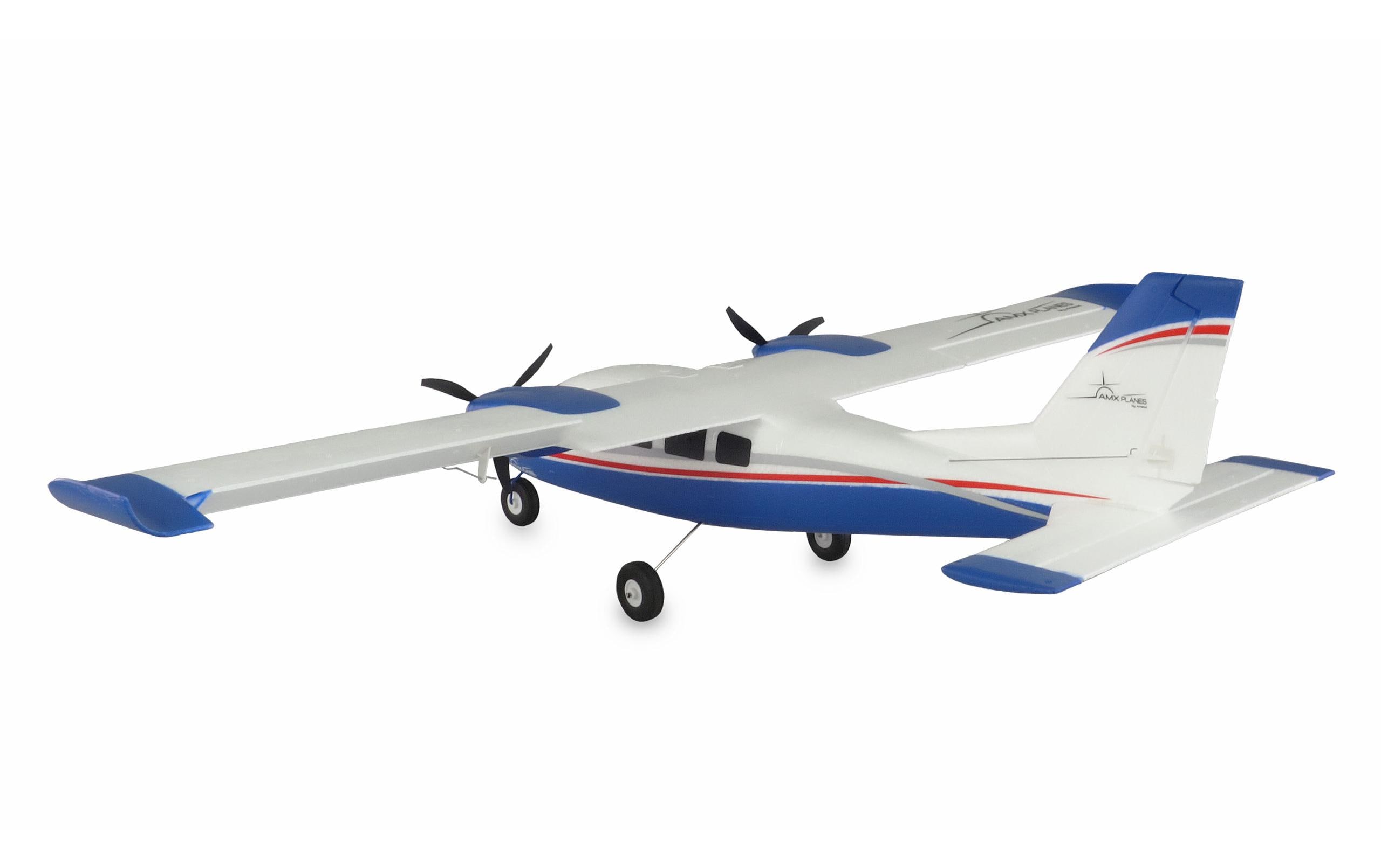 Amewi Motorflugzeug P68 Hochdecker 850 mm Blau, PNP
