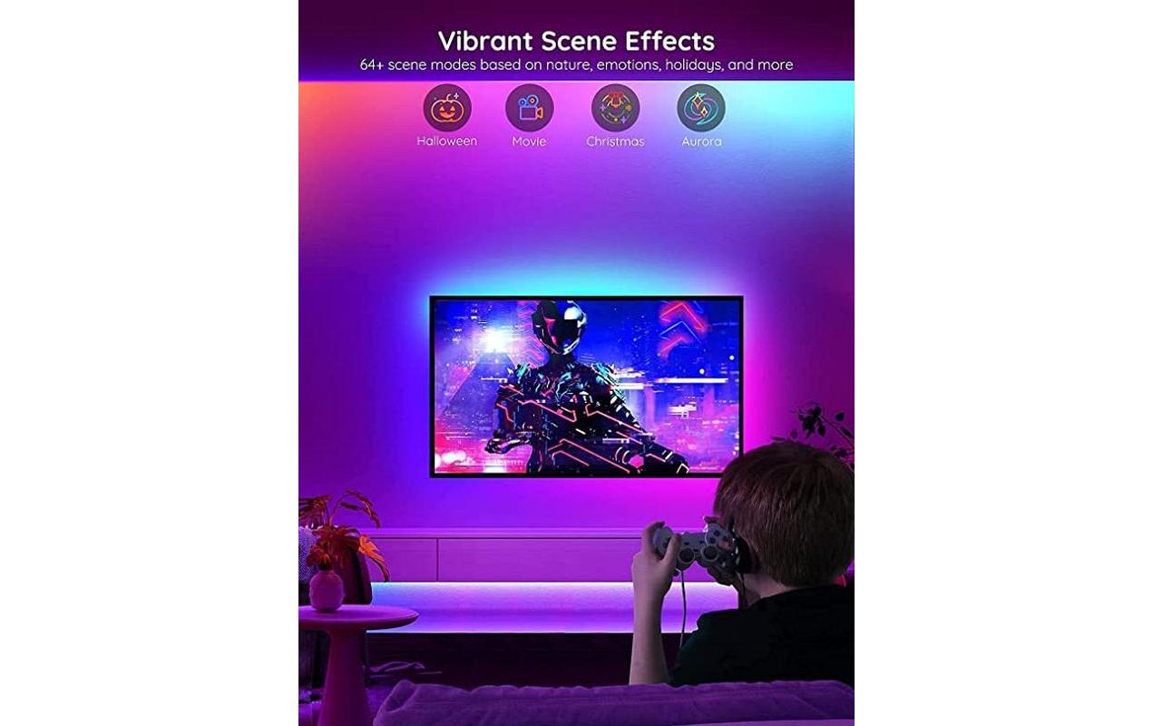 Govee LED Stripe Basic, 5 m, RGBIC, Wi-Fi + Bluetooth