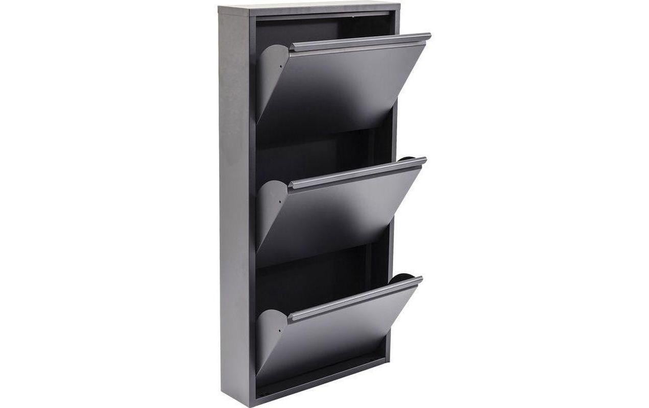 Kare Schuhschrank Caruso 100 x 50 cm, Anthrazit