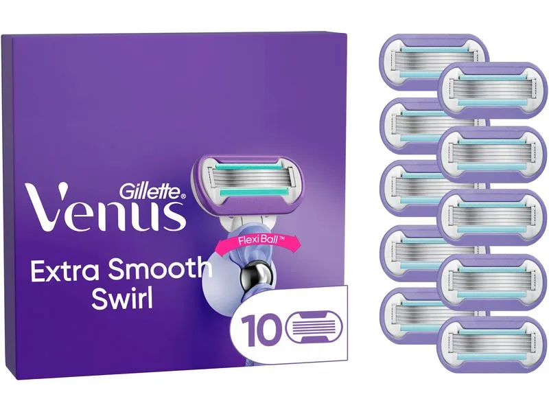 Gillette Venus Rasierklingen Deluxe Smooth Swirl 10 Stück
