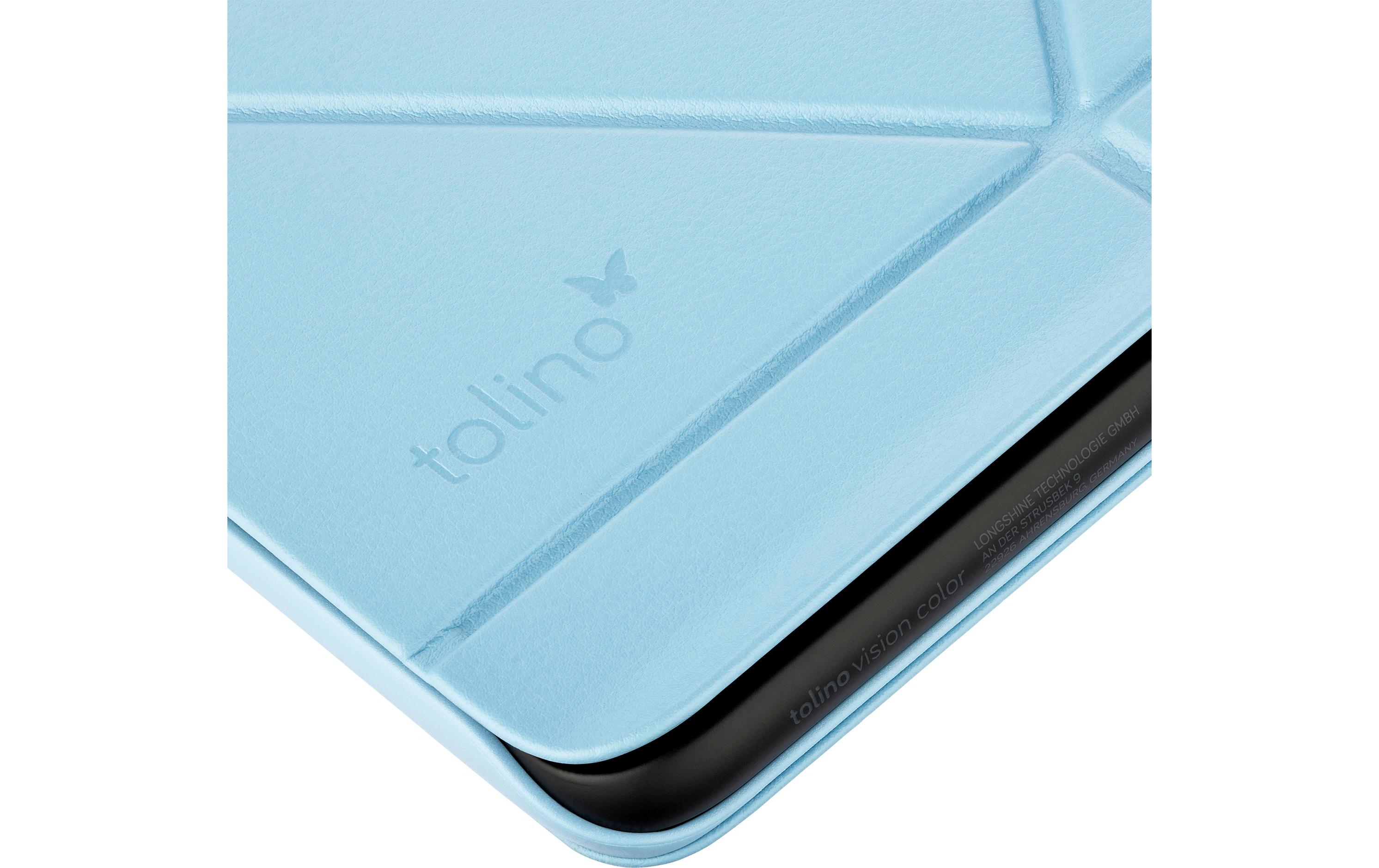 Tolino E-Book Reader Schutzhülle Vision Color Origami Dusk Blue Tolino E-Book Reader Schutzhülle Vision Color Origami Dusk Blue