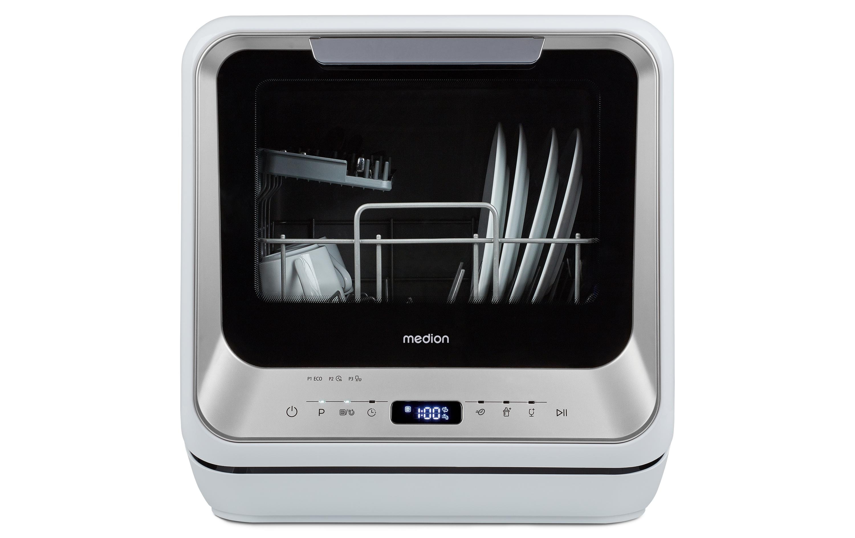 Medion Geschirrspüler DWT20 (MD37763) Silber