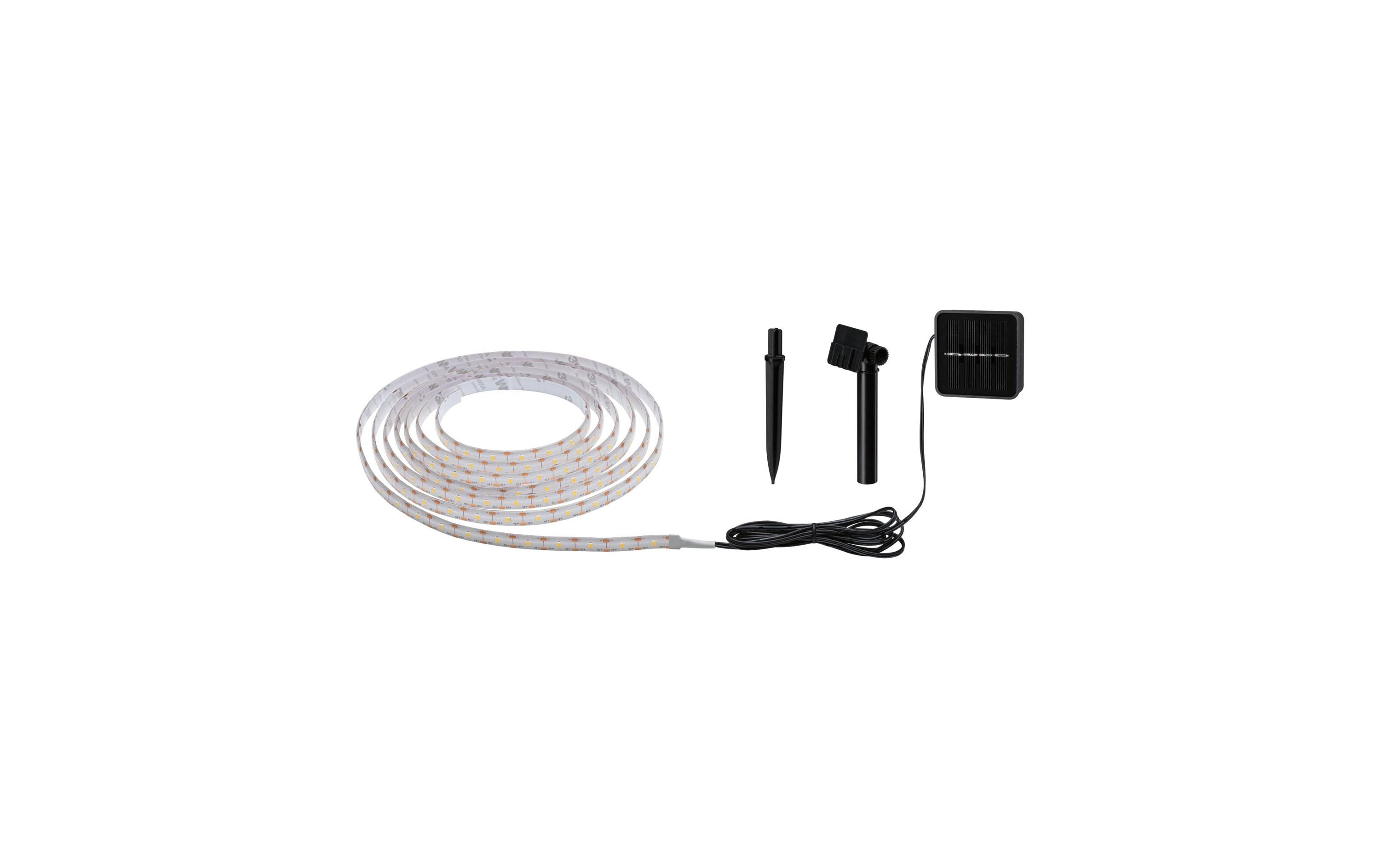 Paulmann LED Stripe Solar 3 m Dämmerungssensor und Akku