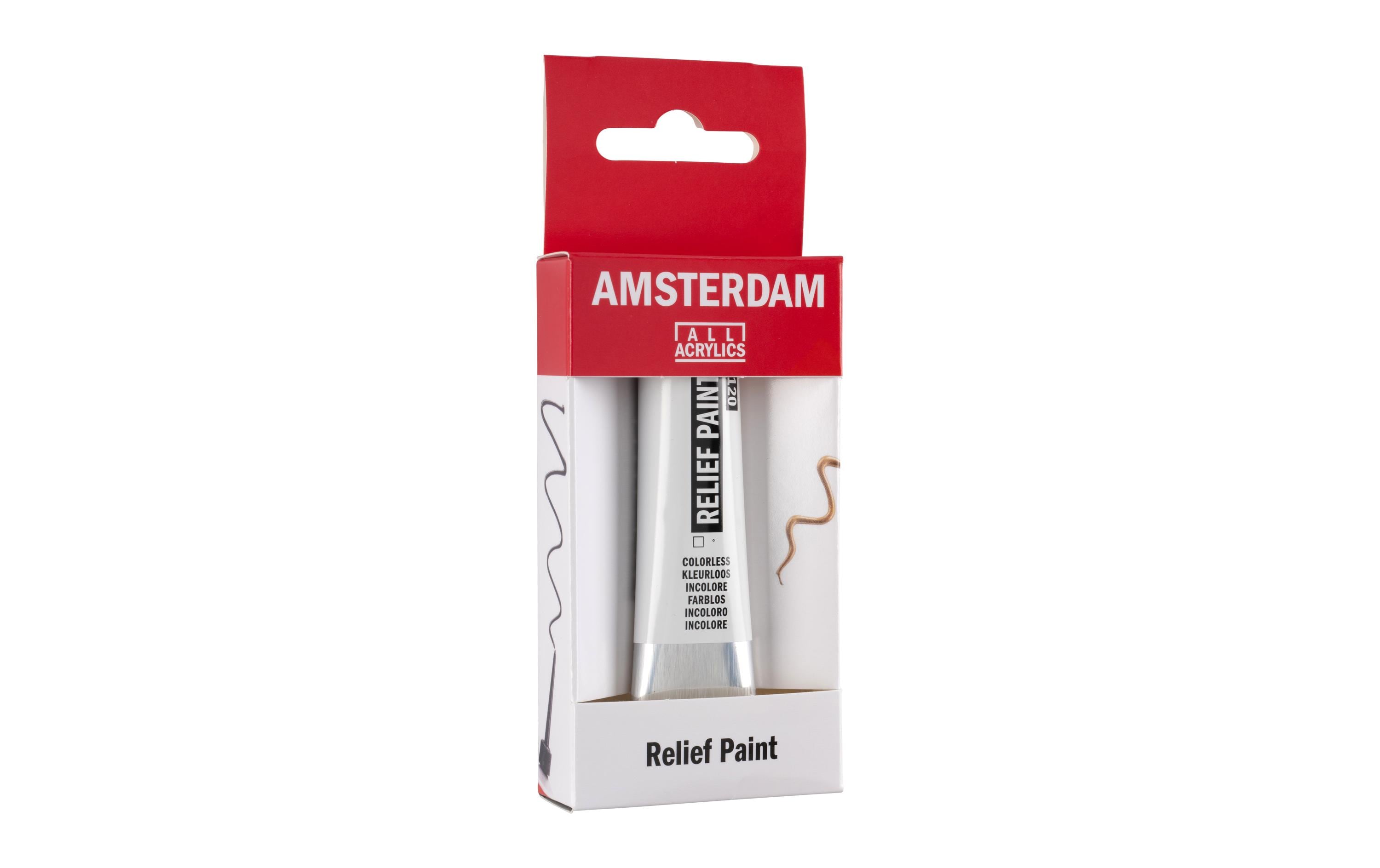 Amsterdam Acrylfarbe Reliefpaint 120 transparent, 20 ml Amsterdam Acrylfarbe Reliefpaint 120 transparent, 20 ml