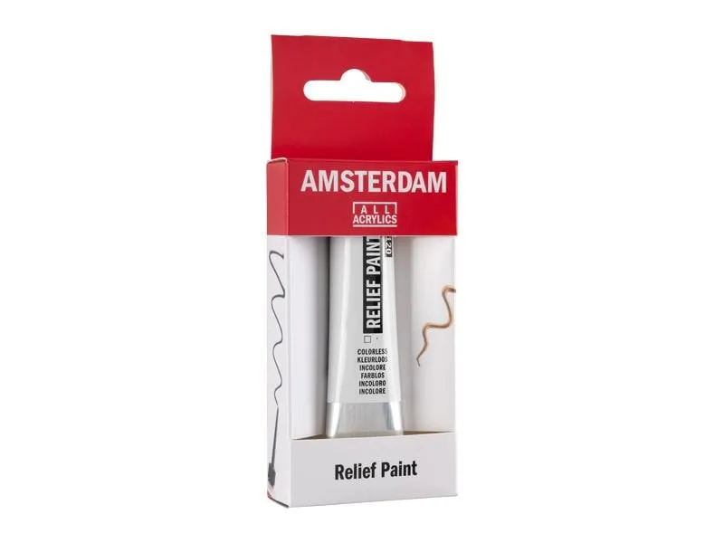 Amsterdam Acrylfarbe Reliefpaint 120 transparent, 20 ml Amsterdam Acrylfarbe Reliefpaint 120 transparent, 20 ml