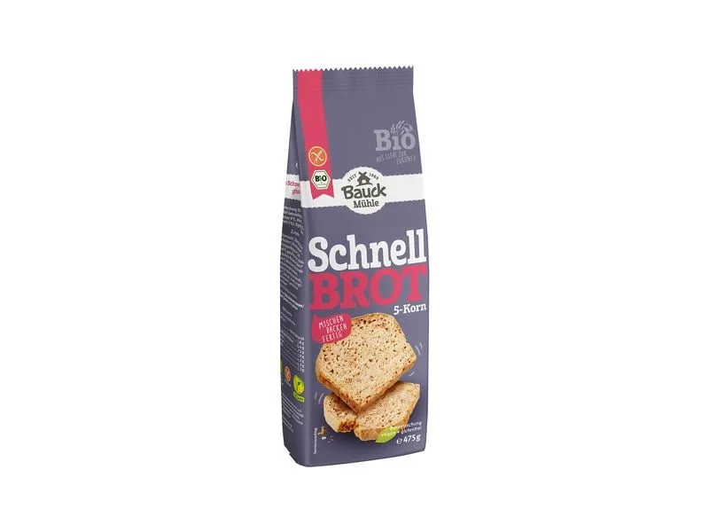Bauck Mühle Backmischung Schnellbrot 5-Korn 475 g