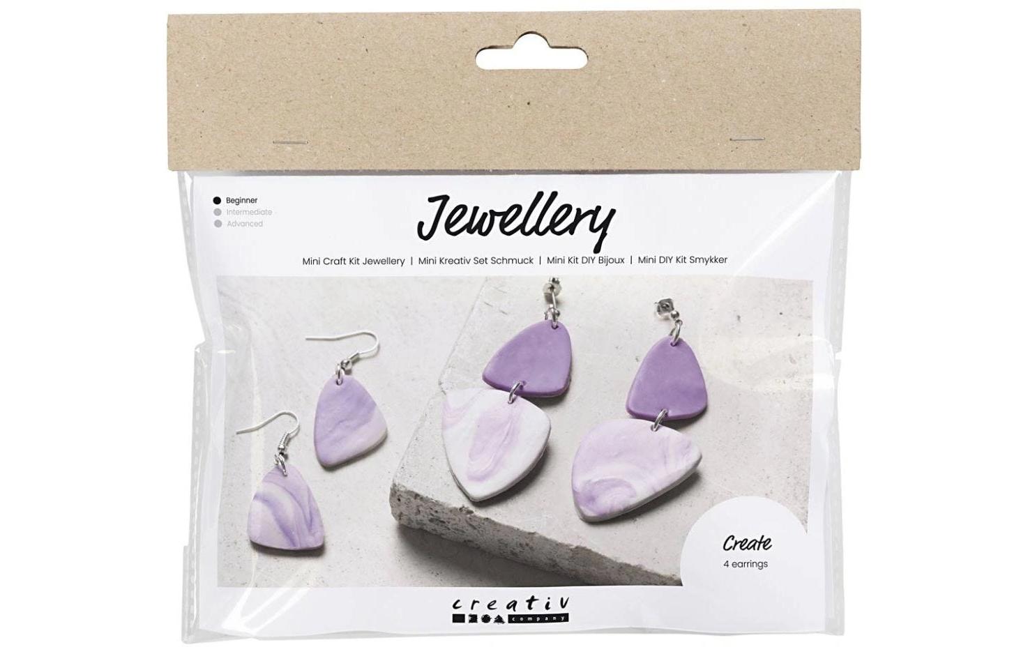 Creativ Company Schmuck Bastelset Marmorierte Ohrringe Helllila Creativ Company Schmuck Bastelset Marmorierte Ohrringe Helllila