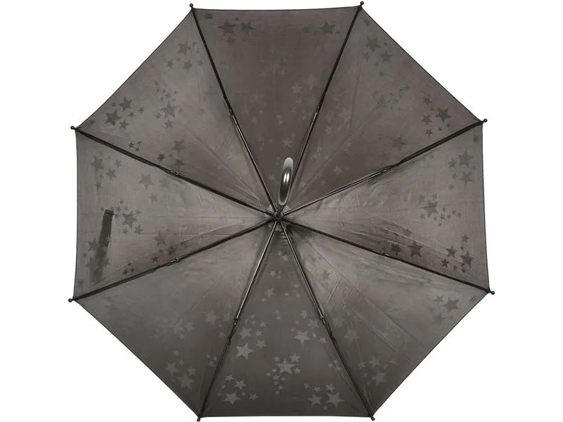 Esschert Design Regenschirm Reflektor Sterne schwarz
