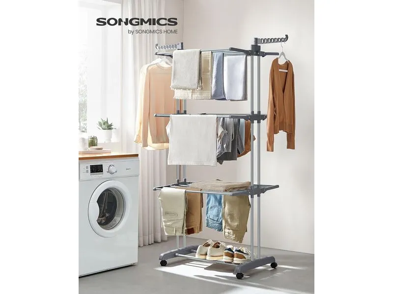 Songmics Turmtrockner 126.6 x 64.2 x 169.2 cm Songmics Turmtrockner 126.6 x 64.2 x 169.2 cm