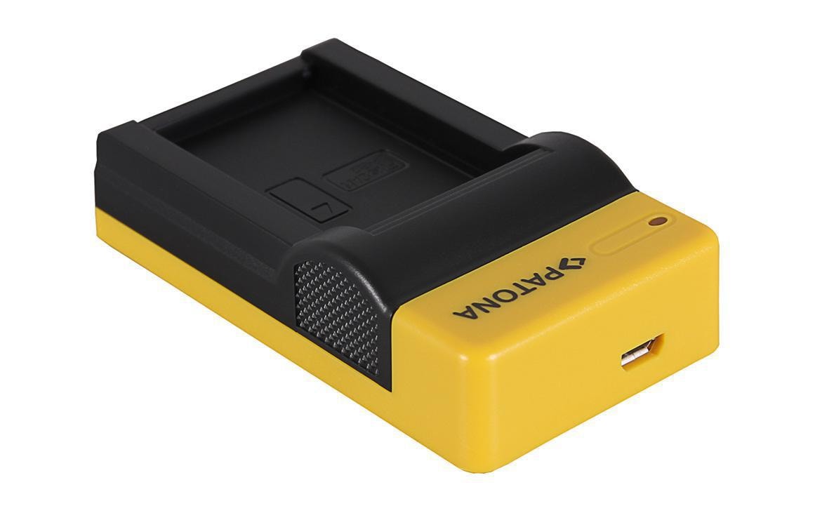 Patona Ladegerät Slim Micro-USB zu Canon LP-E12 EOS M