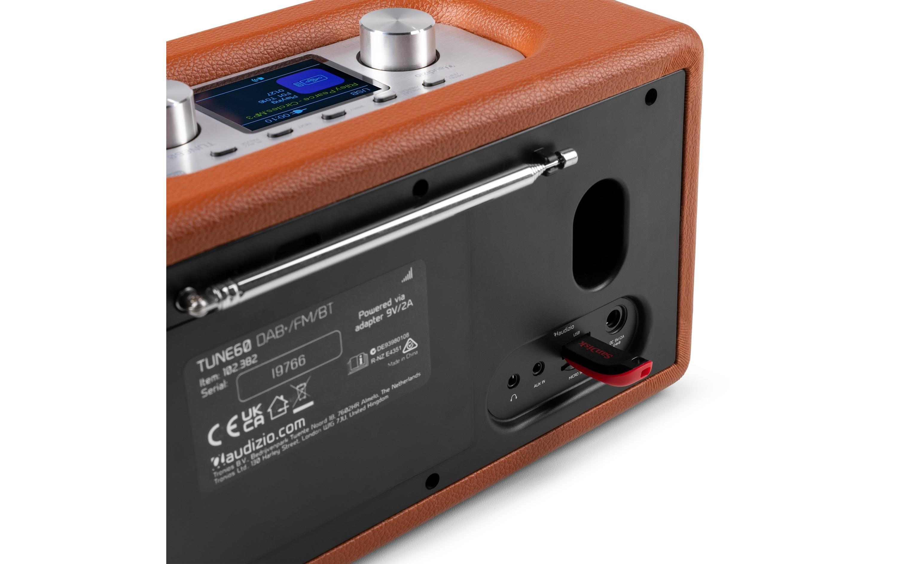 Audizio DAB+ Radio Tune60 Braun