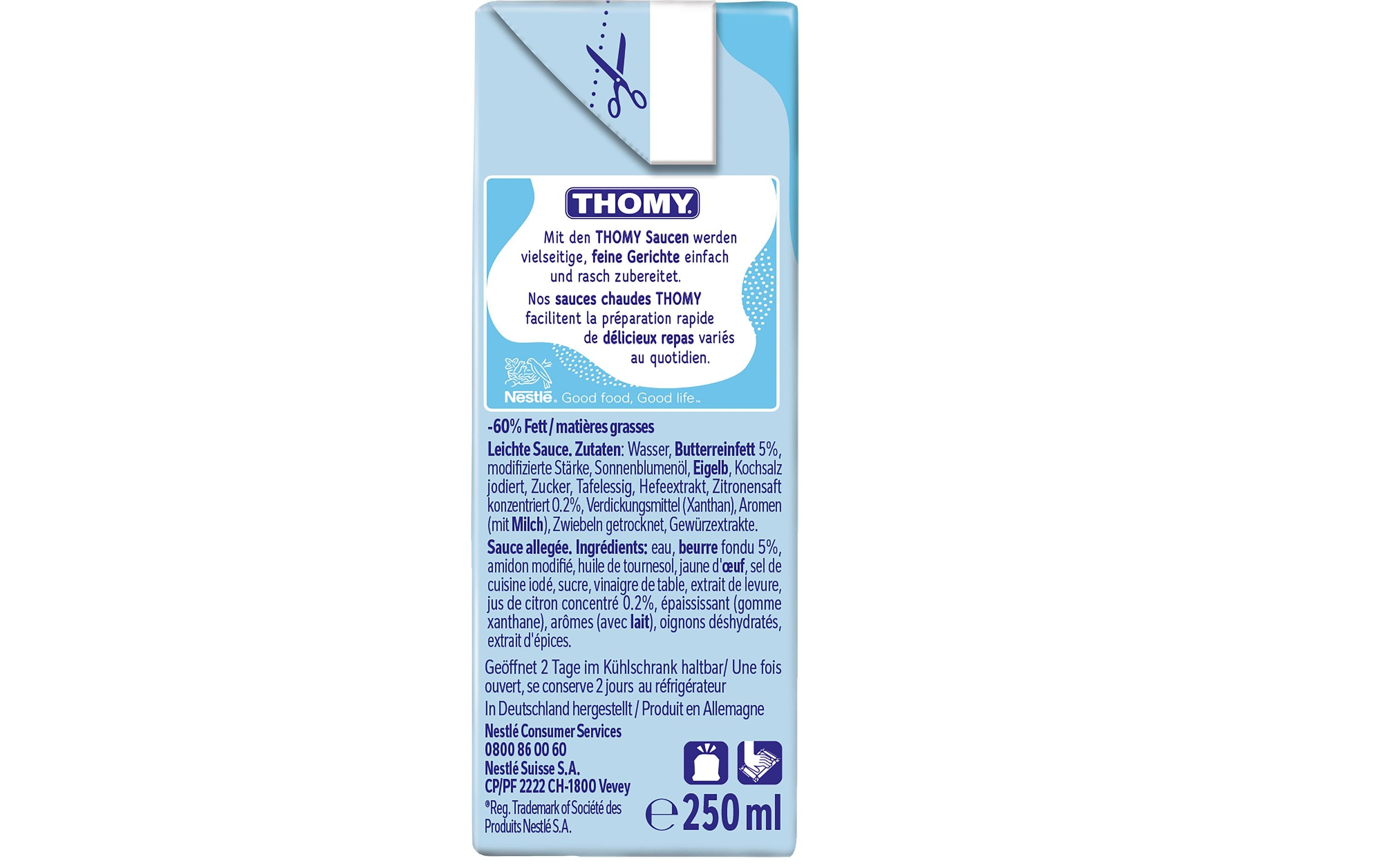 Thomy Hollandaise Sauce light 250 ml