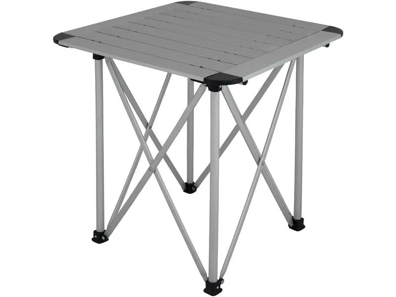 Eurotrail Campingtisch Burzet mit rollbarer Tischplatte 52 x 52 cm