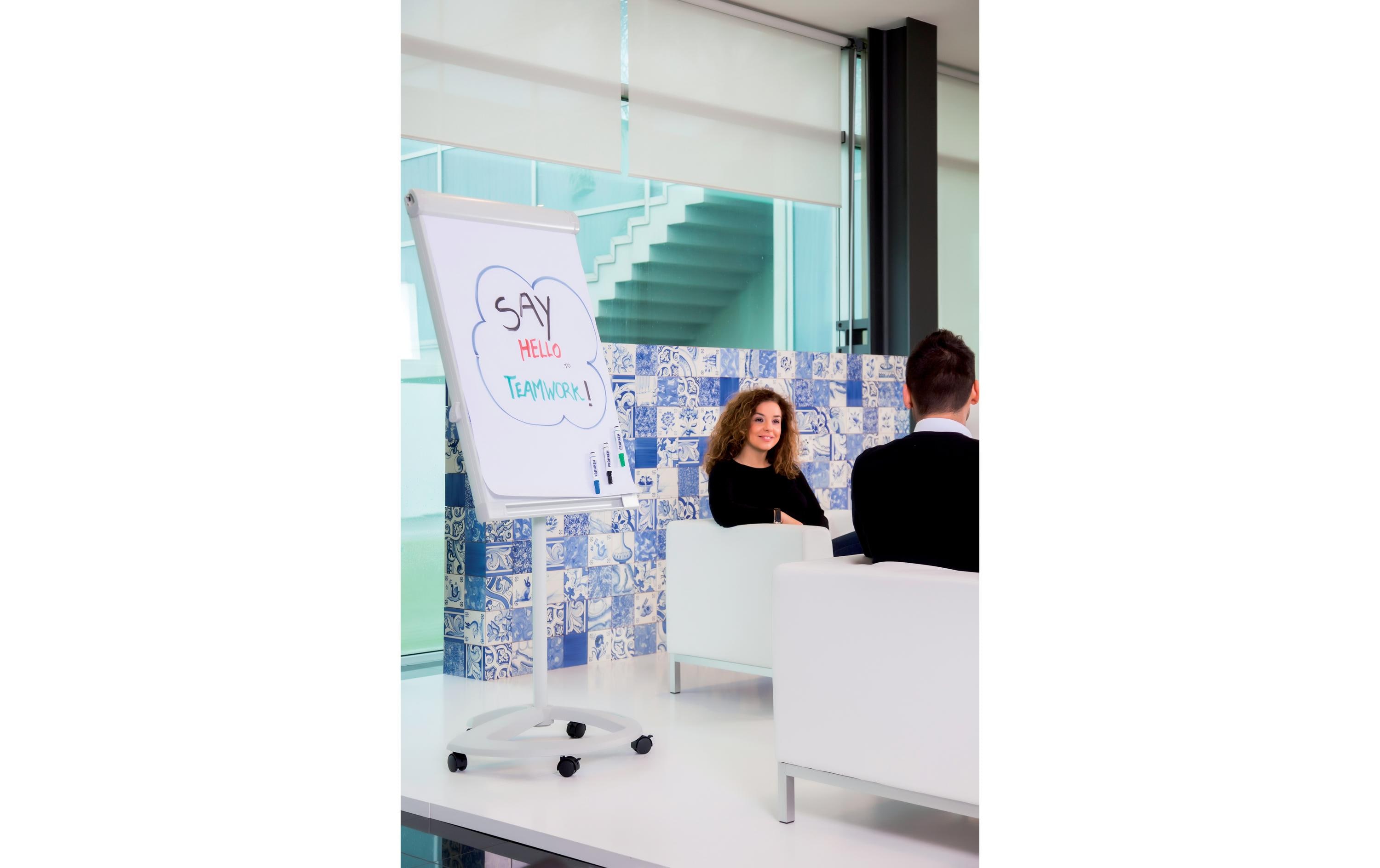 Franken Flipchart Pro Deluxe Mobil 67 cm x 95 cm