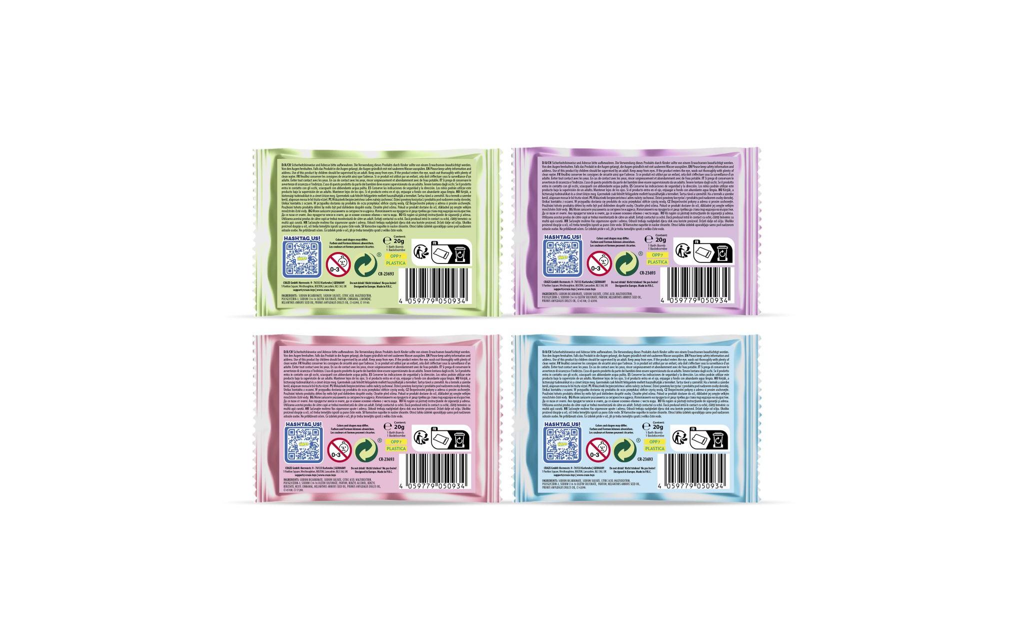 Craze Inkee Bath Fizzer Sprudelbad mit Mandelöl assortiert