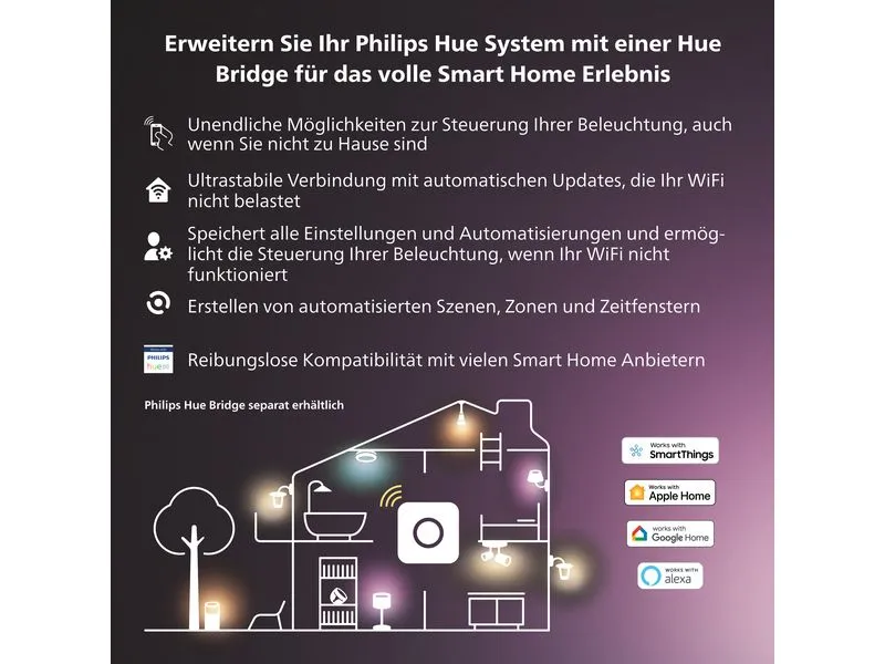 Philips Hue White & Color Ambiance Fugato 2er-Spot Schwarz